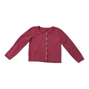 J. Jill Dark Pink Button Down Cardigan Sweater Size Small